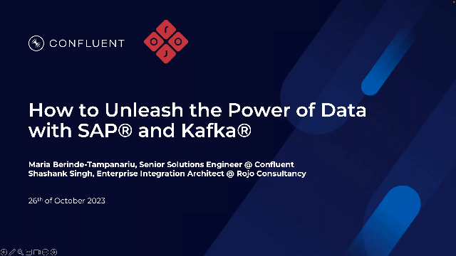 How to Unleash the Power of Data with SAP® and Apache Kafka®