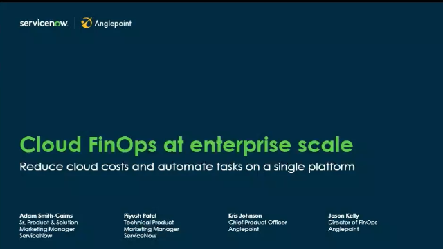 See what Enterprise-grade FinOps is and why you're needed