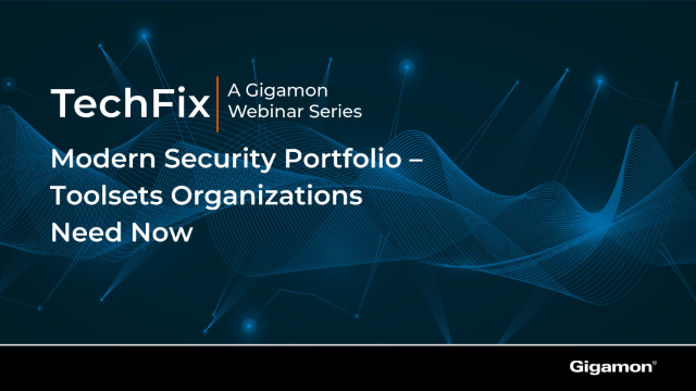 Modern Security Portfolio – Toolsets Organizations Need Now