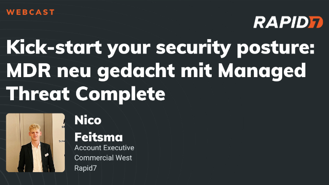 Kick-start your security posture - MDR neu gedacht mit Managed Threat Complete