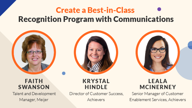 Create a Best-in-Class Recognition Program with Communications