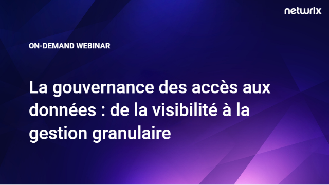 La gouvernance des accès aux données : de la visibilité à la gestion granulaire