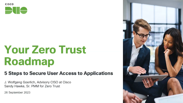 Your Zero Trust Roadmap: Five Steps to Securing User Access to Applications