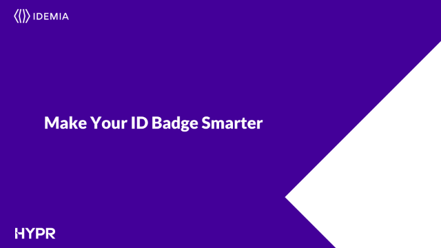 Make Your ID Badge Smarter