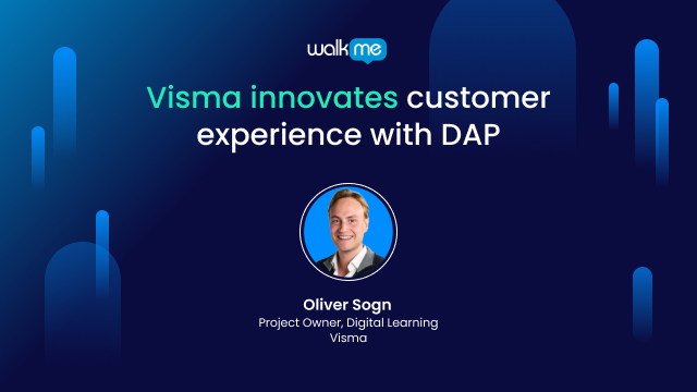 Visma innovates customer experience with DAP