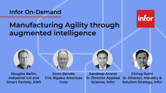 Manufacturing Agility Through Augmented Intelligence