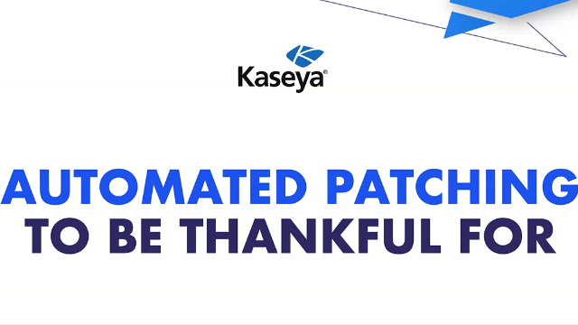 Patching and Vulnerability Management to Be Thankful For