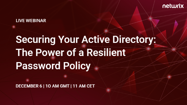 Securing Your Active Directory: The Power of a Resilient Password Policy