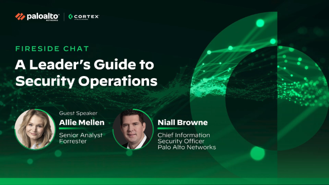 A Leader's Guide to SecOps Fireside Chat w/ Forrester