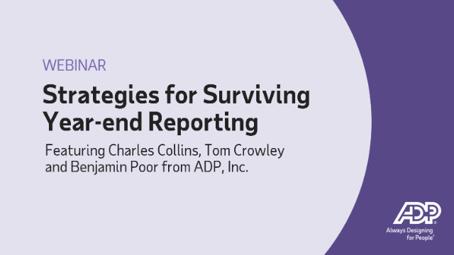 Strategies for Surviving Year End Reporting