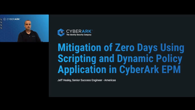 Mitigation of Zero Days Using Scripting and Dynamic Policy Application