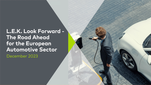 Look Forward to the Road Ahead for the European Automotive Sector